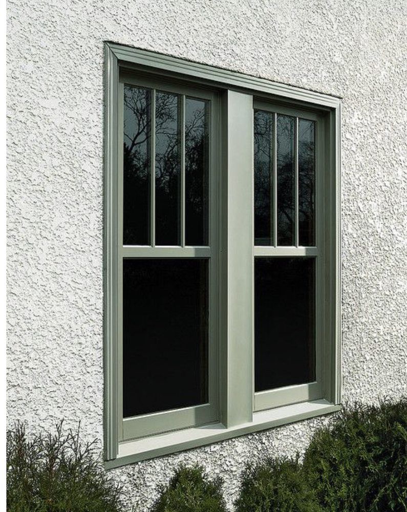 Sage-Green Casement Windows — Window Replacement by Golden State Windows in the San Francisco Bay Area