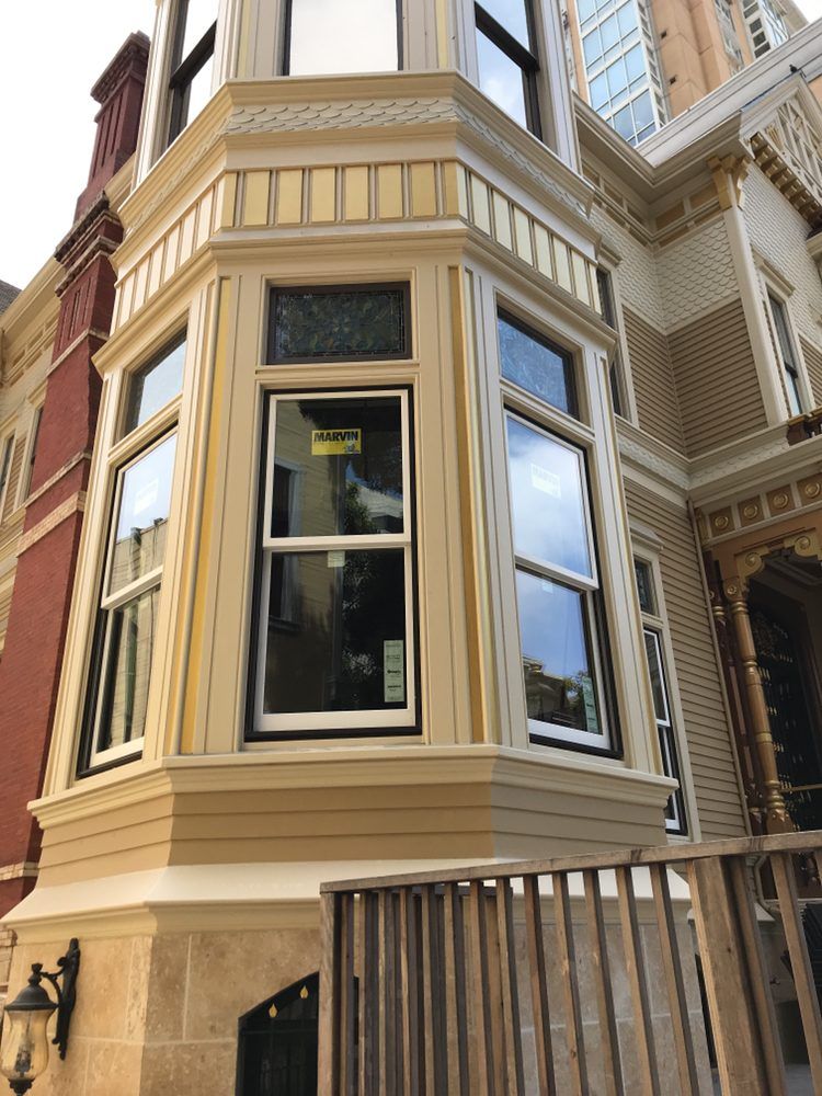 Clad-Wood Bay Window — Window Replacement by Golden State Windows in the San Francisco Bay Area