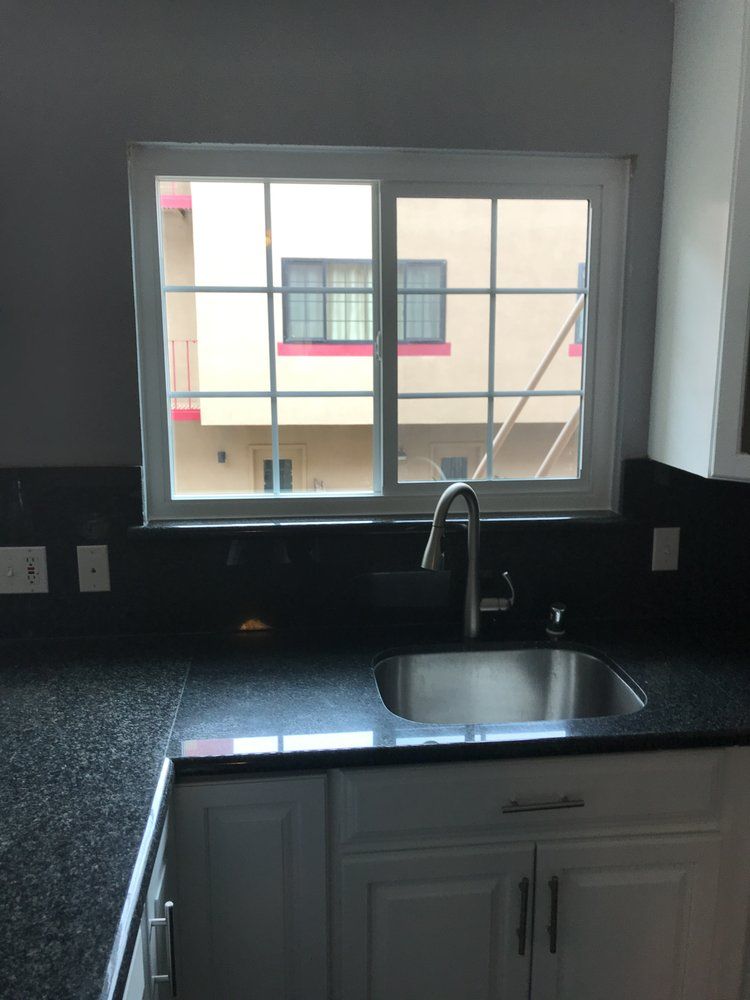 White Grid Slider Window — Window Replacement by Golden State Windows in the San Francisco Bay Area