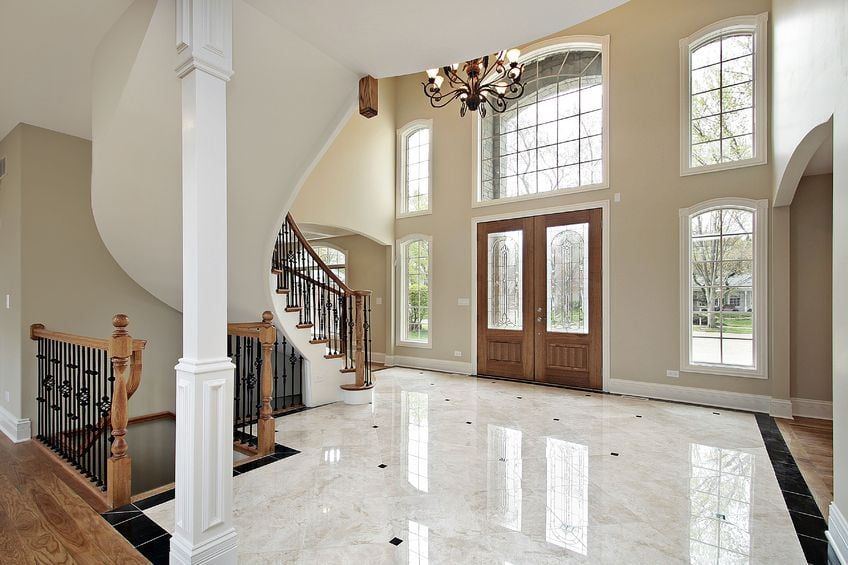 Arched Windows & Entry Door — Door Installation by Golden State Windows in the San Francisco Bay Area