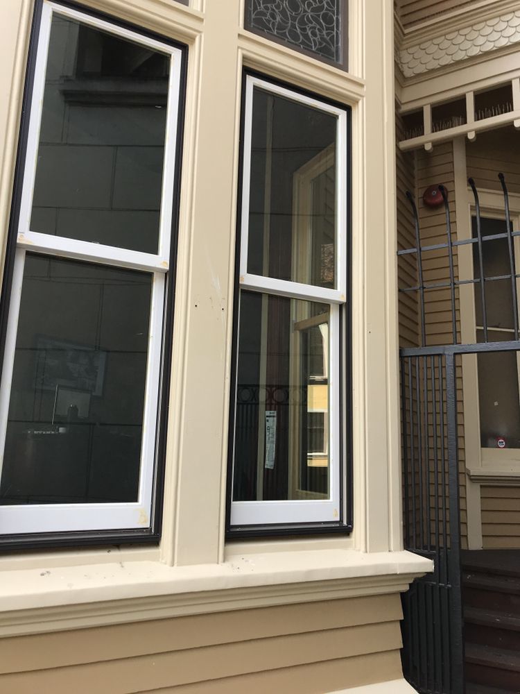 Black-Framed Windows — Window Replacement by Golden State Windows in the San Francisco Bay Area